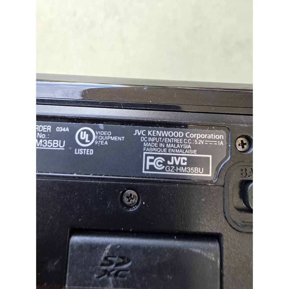 JVC Everio GZ-HM35BU Full HD‎ Camcorder 40x Optical Zoom Konica Minolta HD Z2